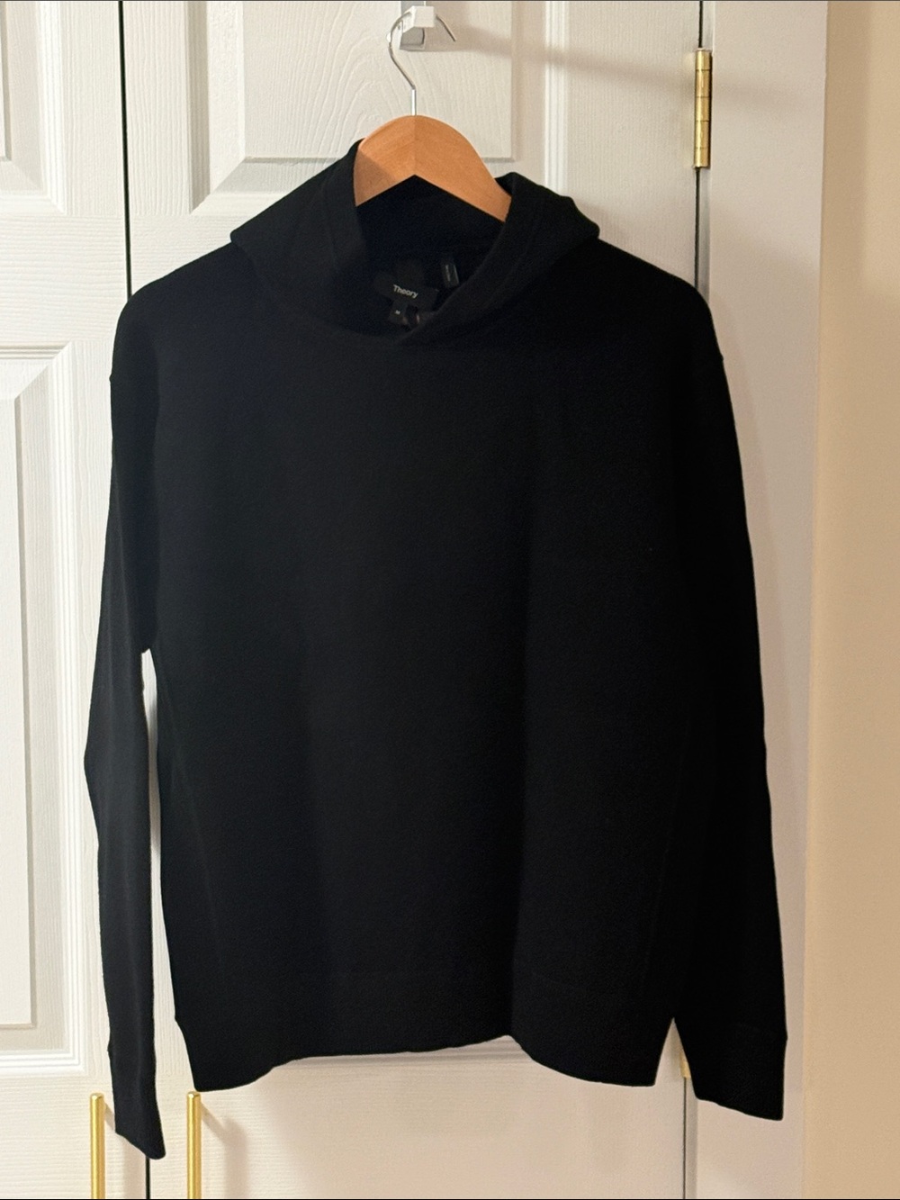 Theory - Black Hooded Sweatshirt